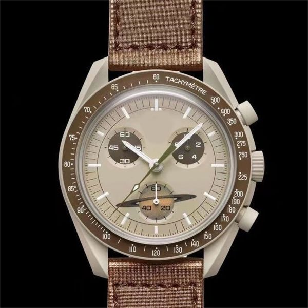 moon watch mens designer watches air king bioceramic moonswatches luxury ceramic planet movement montre limited edition master wristwatches, Slivery;brown
moon watch mens designer watches air king bioceramic moonswatches luxury ceramic planet movement montre limited edition master wristwatches, Slivery;brown