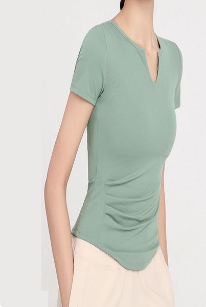 ll women039s yoga tshirt short sleeve tight crop neck beauty back fitness yd1146615633
ll women039s yoga tshirt short sleeve tight crop neck beauty back fitness yd1146615633