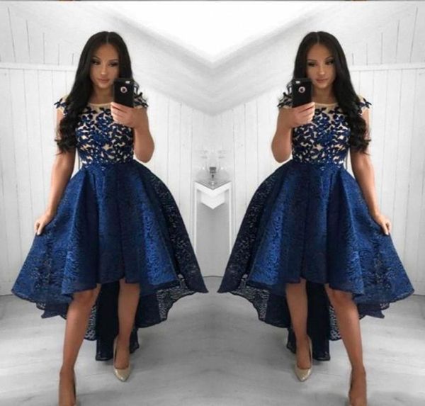 2021 vintage navy blue lace cocktail dresses neck high low short party prom gowns homecoming dresses arabic vestidos evening dress5961614, Black
2021 vintage navy blue lace cocktail dresses neck high low short party prom gowns homecoming dresses arabic vestidos evening dress5961614, Black