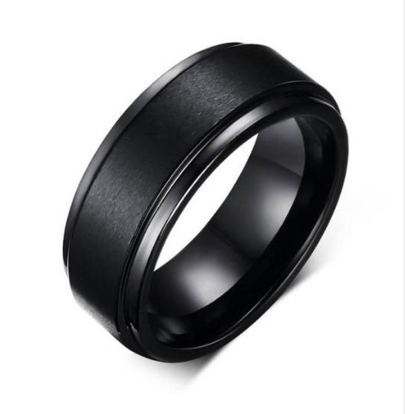 mens rings basic 8mm wedding band black pure tungsten carbide engagement ring for men matte brushed center jewelry bague homme7763721, Silver
mens rings basic 8mm wedding band black pure tungsten carbide engagement ring for men matte brushed center jewelry bague homme7763721, Silver