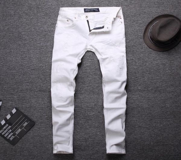 vintage designer men jeans white slim fit ripped jeans men pencil pants elastic fashion streetwear hip hop6362971, Blue
vintage designer men jeans white slim fit ripped jeans men pencil pants elastic fashion streetwear hip hop6362971, Blue