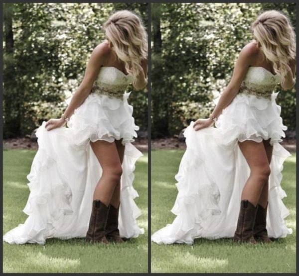 2020 new sweetheart ruffles organza asymmetrical fitted hilo white bride bridal gowns modest high low country style wedding dress3018691
2020 new sweetheart ruffles organza asymmetrical fitted hilo white bride bridal gowns modest high low country style wedding dress3018691