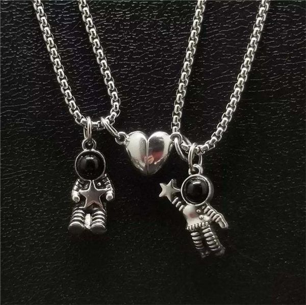 chains fashion creative trend personality design astronaut magnetic necklace pair of magnet couple romantic clavicle chain gift6980777, Silver
chains fashion creative trend personality design astronaut magnetic necklace pair of magnet couple romantic clavicle chain gift6980777, Silver
