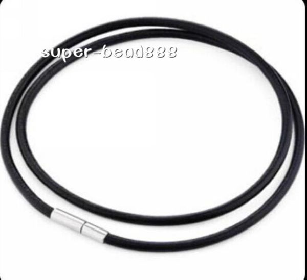 10pcslot fashion men039s stainless steel clasp cowhide leather cord pendant necklace1770765, Black
10pcslot fashion men039s stainless steel clasp cowhide leather cord pendant necklace1770765, Black
