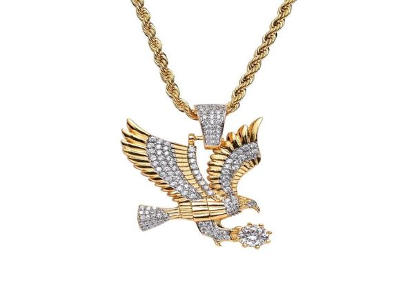 hip hop eagle diamonds pendant necklaces for men western copper zircon luxury necklace real gold plated 3mm 60cm stainless steel t8117008, Silver
hip hop eagle diamonds pendant necklaces for men western copper zircon luxury necklace real gold plated 3mm 60cm stainless steel t8117008, Silver