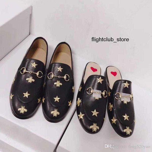 100 leather flat designer dress shoes ggity cowhide metal buckle lady shoes classic letter casual shoe mules women princetown men trample la, Black
100 leather flat designer dress shoes ggity cowhide metal buckle lady shoes classic letter casual shoe mules women princetown men trample la, Black