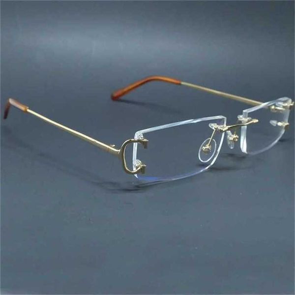 sunglasses 2023 designer clear eye glasses for men rimless transparent mens brand designer optical frame computer eyewear carter glass frame, White;black
sunglasses 2023 designer clear eye glasses for men rimless transparent mens brand designer optical frame computer eyewear carter glass frame, White;black
