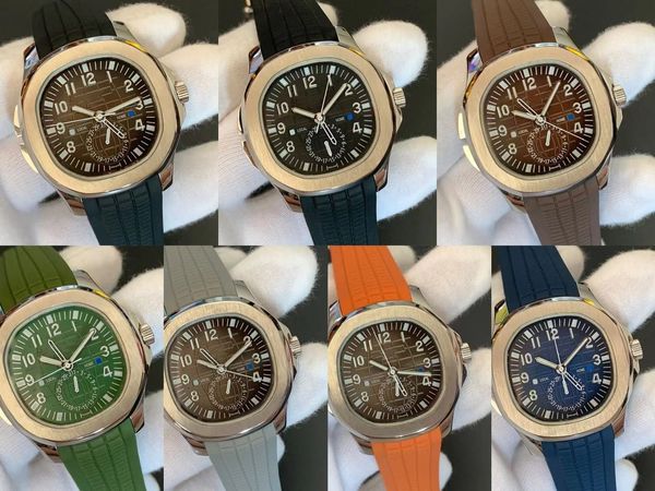 mens 40mm designer watch rubber strap automatic mechanical sport waterproof watches transparent back sapphire glass wristwatch 2813, Slivery;brown
mens 40mm designer watch rubber strap automatic mechanical sport waterproof watches transparent back sapphire glass wristwatch 2813, Slivery;brown