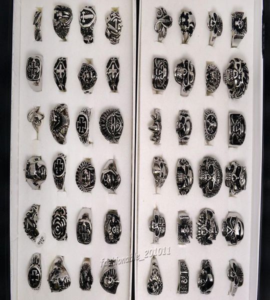 10pcs 316l stainless steel skull carved biker men039s alloy rings mode jewelry jewelry lots whole fashion5059601, Silver
10pcs 316l stainless steel skull carved biker men039s alloy rings mode jewelry jewelry lots whole fashion5059601, Silver