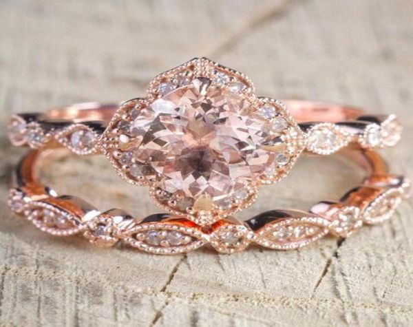 2 pcsset crystal ring jewelry rose gold color wedding rings for women girls gift engagement wedding ring set1997456, Silver
2 pcsset crystal ring jewelry rose gold color wedding rings for women girls gift engagement wedding ring set1997456, Silver