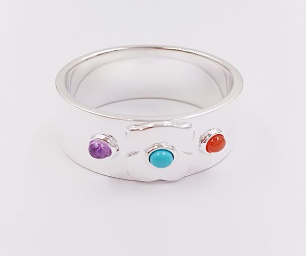 super power ring with amethyst ceramic and rhodonite 925 sterling andy jewel c8124056203851651, Silver
super power ring with amethyst ceramic and rhodonite 925 sterling andy jewel c8124056203851651, Silver