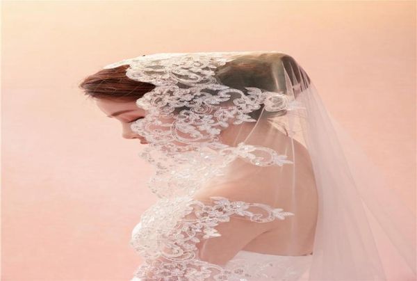 2019 velos de novia 3 meters white ivory sequins blings sparkling lace edge purfle long cathedral wedding veils5466567, Black
2019 velos de novia 3 meters white ivory sequins blings sparkling lace edge purfle long cathedral wedding veils5466567, Black