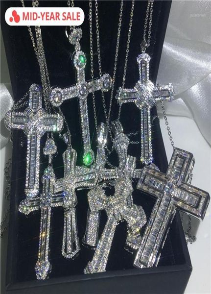 vecalon handmade hiphop big cross pendant 925 sterling silver cz stone vintage pendant necklace for women men wedding jewelry18743296
vecalon handmade hiphop big cross pendant 925 sterling silver cz stone vintage pendant necklace for women men wedding jewelry18743296
