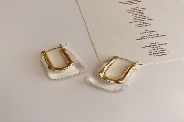 flashbuy transparent resin hoop earrings for women girls geometric irregular metal acrylic earring party jewelry2105782, Golden;silver
flashbuy transparent resin hoop earrings for women girls geometric irregular metal acrylic earring party jewelry2105782, Golden;silver