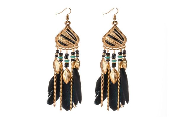 creative feather earrings boho style rice beads earrings long drop tassel earrings4101486, Golden;silver
creative feather earrings boho style rice beads earrings long drop tassel earrings4101486, Golden;silver
