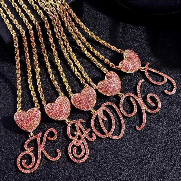 pendant necklaces stainless steel rope chain cursive letter crystal charm necklace for women bling pink rhinestone initial choker jewelry 23, Silver
pendant necklaces stainless steel rope chain cursive letter crystal charm necklace for women bling pink rhinestone initial choker jewelry 23, Silver