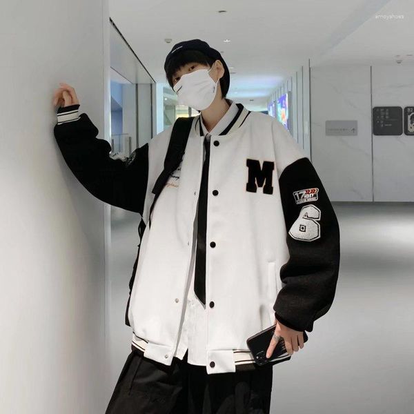 men's jackets color block jacket techwear fashion spring autumn baseball clothes stand-up collar harajuku vintage couple military, Black;brown
men's jackets color block jacket techwear fashion spring autumn baseball clothes stand-up collar harajuku vintage couple military, Black;brown