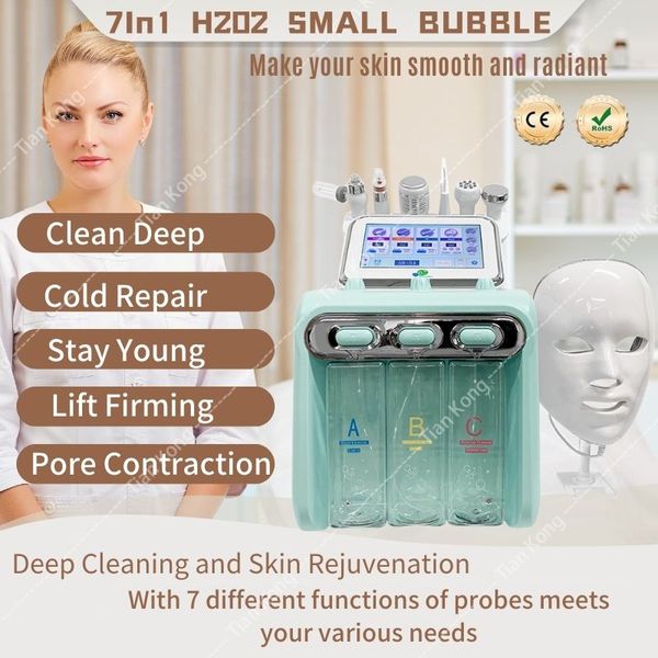 design small bubble beauty instrument equipment radio frequency box type h2o2 skin 7 in 1 deep cleaning hydra peel machine, Black;white
design small bubble beauty instrument equipment radio frequency box type h2o2 skin 7 in 1 deep cleaning hydra peel machine, Black;white