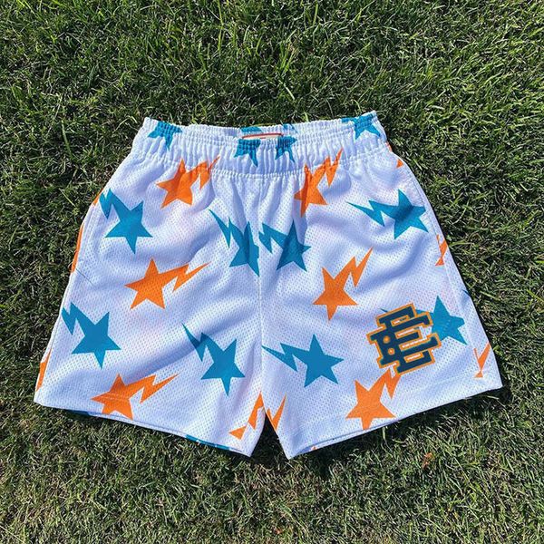 2023 ericemanuel ee casual sports shorts men's summer mesh breathable capris large beach shorts, White;black
2023 ericemanuel ee casual sports shorts men's summer mesh breathable capris large beach shorts, White;black