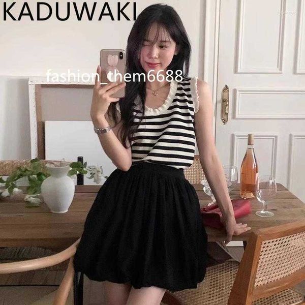 women's tanks camis women's tanks kroean black-and-white striped knitted vest summer loose o-neck sleeveless hit color hollowed-ou
women's tanks camis women's tanks kroean black-and-white striped knitted vest summer loose o-neck sleeveless hit color hollowed-ou