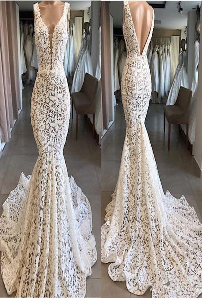 real image mermaid wedding dresses 2020 full lace modest vneck backless country bohemian beach bride wedding gowns robe de mariee9419681, White
real image mermaid wedding dresses 2020 full lace modest vneck backless country bohemian beach bride wedding gowns robe de mariee9419681, White