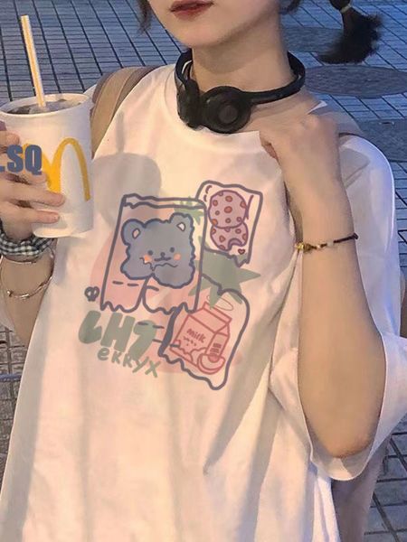 women's t-shirt deeptown harajuku kawaii graphic t shirts women cartoon bear print female korean fashion clothes kpop sweet cute tees s, White
women's t-shirt deeptown harajuku kawaii graphic t shirts women cartoon bear print female korean fashion clothes kpop sweet cute tees s, White