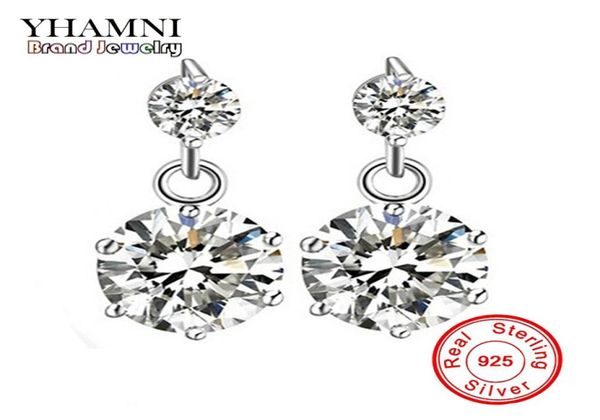 yhamni luxury 925 sterling silver jewelry hearts arrows cut 1 carat cz diamond stud earring wedding earrings for women ed0645615952, Golden;silver
yhamni luxury 925 sterling silver jewelry hearts arrows cut 1 carat cz diamond stud earring wedding earrings for women ed0645615952, Golden;silver