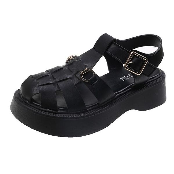 sandals women summer new retro metal chain closed toe ladies roman sandals large-sized female casual beach shoes, Black
sandals women summer new retro metal chain closed toe ladies roman sandals large-sized female casual beach shoes, Black