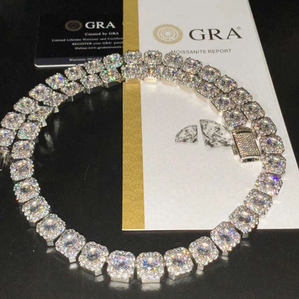 bes custom hip hop fine jewelry 925 sterling silver vvs d color moissanite 13mm iced out necklace chains with gra certificate
bes custom hip hop fine jewelry 925 sterling silver vvs d color moissanite 13mm iced out necklace chains with gra certificate