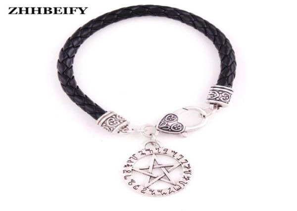witch rune pentacle scrying pendant angelic theban magick talisman leather chain bracelet24239883893242, Golden;silver
witch rune pentacle scrying pendant angelic theban magick talisman leather chain bracelet24239883893242, Golden;silver