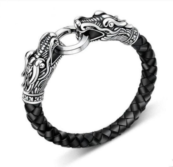 leather tibetan silver men bracelet titanium fashion male vintage accessories parataxis dragon bracelet men jewelry sl09086442119534561, Golden;silver
leather tibetan silver men bracelet titanium fashion male vintage accessories parataxis dragon bracelet men jewelry sl09086442119534561, Golden;silver