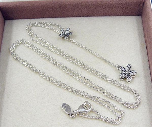 100% 925 sterling silver chain dazzling daisies drop pendant necklace with clear cz fits style jewelry charms and beads256k2163021
100% 925 sterling silver chain dazzling daisies drop pendant necklace with clear cz fits style jewelry charms and beads256k2163021