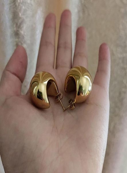 half moon sphere thick chunky gold hoop earring stainless steel for women chic vintage empty lightweight earring 2202182568932, Golden;silver
half moon sphere thick chunky gold hoop earring stainless steel for women chic vintage empty lightweight earring 2202182568932, Golden;silver