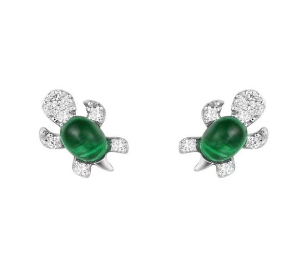 925 sterling silver chic retro turtle lovely emerald tortoise animal ear studs earrings women and girls gift9287429, Golden;silver
925 sterling silver chic retro turtle lovely emerald tortoise animal ear studs earrings women and girls gift9287429, Golden;silver