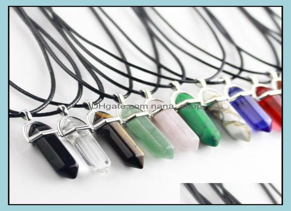 pendant necklaces pendants jewelry new crystal hexagonal prism natural quartz healing point chakra stone charm wax rope string for9207511, Silver
pendant necklaces pendants jewelry new crystal hexagonal prism natural quartz healing point chakra stone charm wax rope string for9207511, Silver
