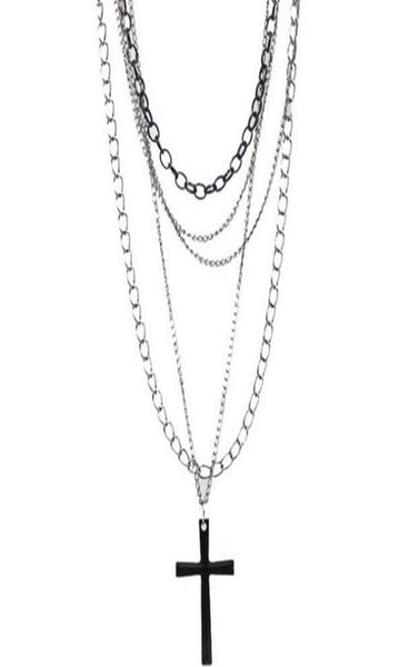 design fashion hip hop vintage multi layer chain black cross necklaces pendants gothic long choker for women punk jewelry party gi2905112, Silver
design fashion hip hop vintage multi layer chain black cross necklaces pendants gothic long choker for women punk jewelry party gi2905112, Silver