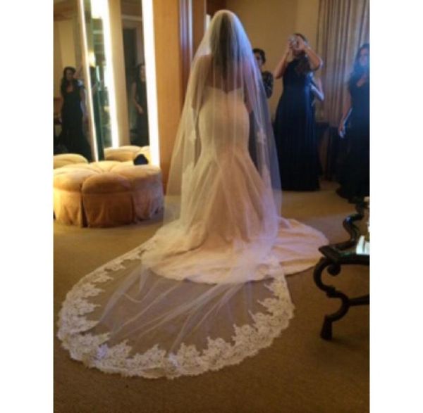 new style 3m long veil lace appliques wedding accessories cathedral bridal veil romantic wedding veils suit for weddings e1756740, Black
new style 3m long veil lace appliques wedding accessories cathedral bridal veil romantic wedding veils suit for weddings e1756740, Black