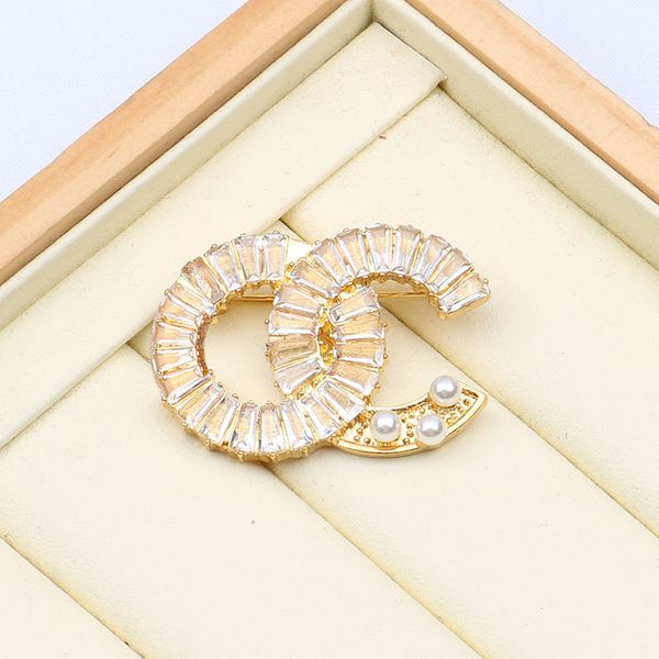 20style brand designer double letter brooches women men elegant luxury pearl rhinestone brooch suit pin metal fashion jewelry accessories, Gray
20style brand designer double letter brooches women men elegant luxury pearl rhinestone brooch suit pin metal fashion jewelry accessories, Gray