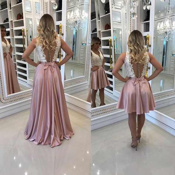elegant long dusty rose lace prom dresses with bow robe de soiree a-line v-neck open back formal party dresses with pockets for women, Black
elegant long dusty rose lace prom dresses with bow robe de soiree a-line v-neck open back formal party dresses with pockets for women, Black