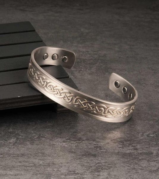 vinterly viking bracelets men pure copper adjustable cuff bracelet energy wrist band magnetic bracelets bangles for arthritis q0711999290, Black
vinterly viking bracelets men pure copper adjustable cuff bracelet energy wrist band magnetic bracelets bangles for arthritis q0711999290, Black