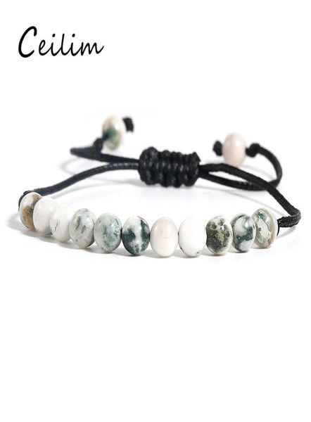 6mm natural stone bead bracelet for women men adjustable handmade wax rope braided bracelet bangles healing balance yoga friendshi3082857, Black
6mm natural stone bead bracelet for women men adjustable handmade wax rope braided bracelet bangles healing balance yoga friendshi3082857, Black