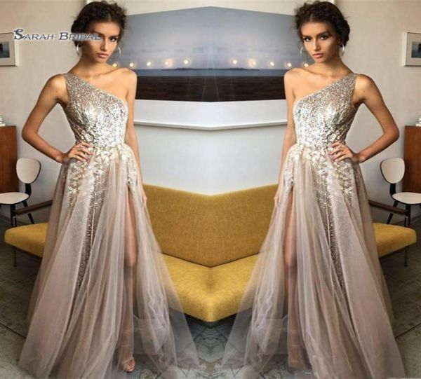 2019 one shoulder aline sequined prom dresses tulle evening wear in s highend occasion dress9283183, Black
2019 one shoulder aline sequined prom dresses tulle evening wear in s highend occasion dress9283183, Black