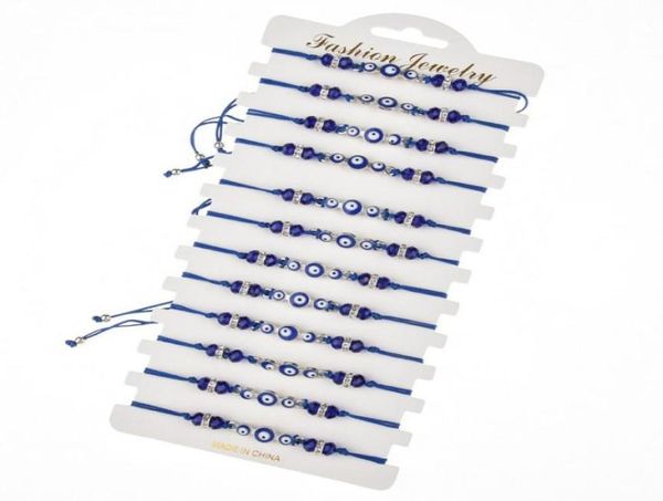 12pcssets blue turkish evil eye charms bracelets crystal bead adjustable rope chain anklets child girl jewelry1037914, Golden;silver
12pcssets blue turkish evil eye charms bracelets crystal bead adjustable rope chain anklets child girl jewelry1037914, Golden;silver