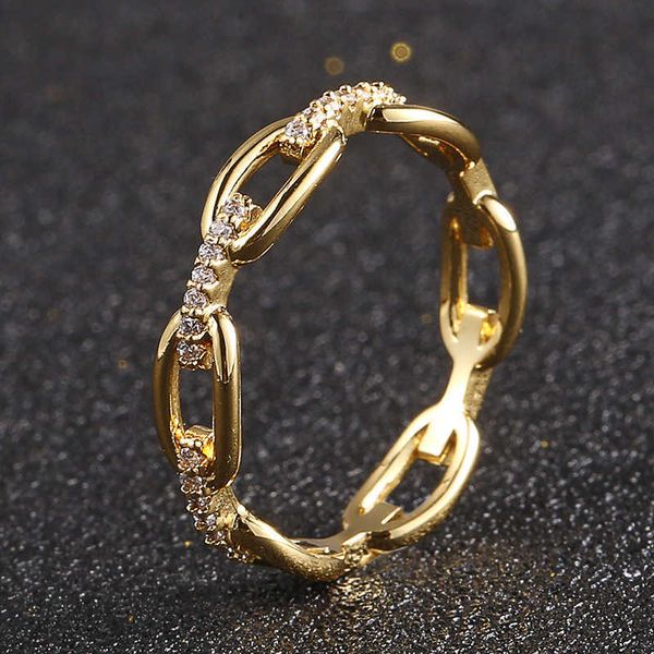 new couple ring with gold plated micro set zircon small design personalized and simple universal ring for men and women, Silver
new couple ring with gold plated micro set zircon small design personalized and simple universal ring for men and women, Silver
