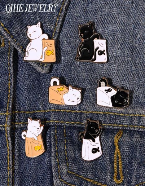 black white cat enamel pin cartoon fish brooch badge jewelry accessories backpack sweater lapel jewelry whole gifts friends2748741, Gray
black white cat enamel pin cartoon fish brooch badge jewelry accessories backpack sweater lapel jewelry whole gifts friends2748741, Gray