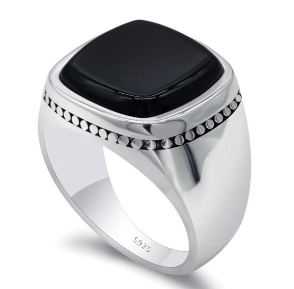 925 sterling silver black signet ring for men square agate aqeeq rings turkish men039s fashion jewelry wedding anniversary gift4383138, Golden;silver
925 sterling silver black signet ring for men square agate aqeeq rings turkish men039s fashion jewelry wedding anniversary gift4383138, Golden;silver
