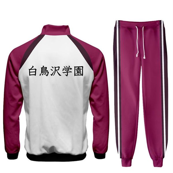 anime haikyuu cosplay costume shiratorizawa academy volleyball club zip jacket and sweatpants two piece set sportswear jerseys281b, Black
anime haikyuu cosplay costume shiratorizawa academy volleyball club zip jacket and sweatpants two piece set sportswear jerseys281b, Black