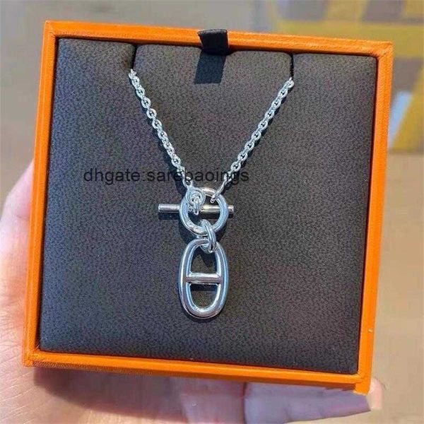 aher mas designer luxury nacklace h pig nose necklace brass plated 18k gold glossy face pig nose necklace pendant collar chain female neckla, Silver
aher mas designer luxury nacklace h pig nose necklace brass plated 18k gold glossy face pig nose necklace pendant collar chain female neckla, Silver