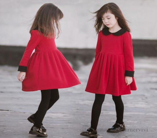 big girls red pleated dresses kids contrast color doll collar long sleeve dress christmas children princess clothing q22888267558, Red;yellow
big girls red pleated dresses kids contrast color doll collar long sleeve dress christmas children princess clothing q22888267558, Red;yellow