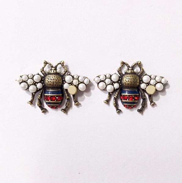 designer jewelry women stud insect honeybee earrings copper with gold plated fashion retro pearl hoop earrings for party bijoux st4425678, Golden;silver
designer jewelry women stud insect honeybee earrings copper with gold plated fashion retro pearl hoop earrings for party bijoux st4425678, Golden;silver